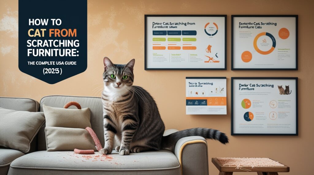 How to Stop Cat from Scratching Furniture