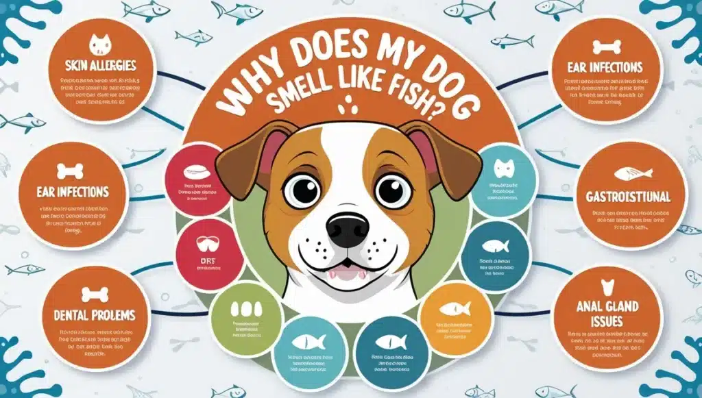 why does my dog smell like fish