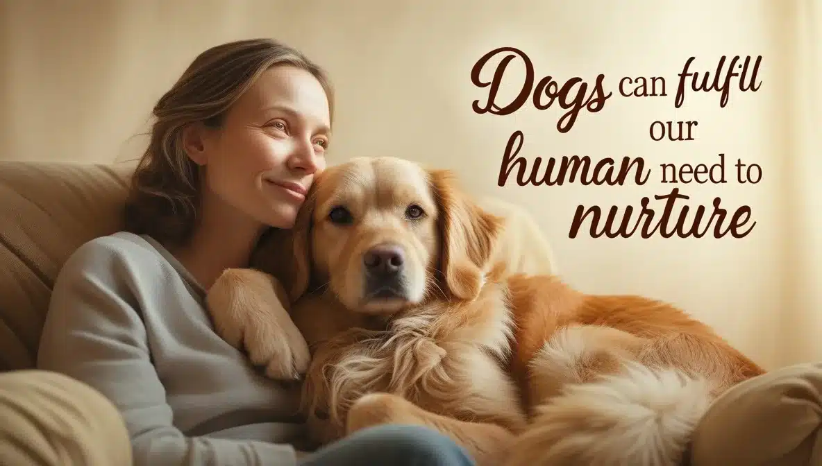 Dogs can fulfill our need to nurture