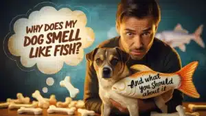 why does my dog smell like fish