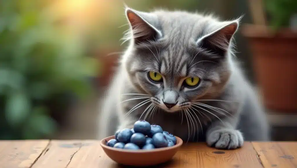 can cats eat blueberries