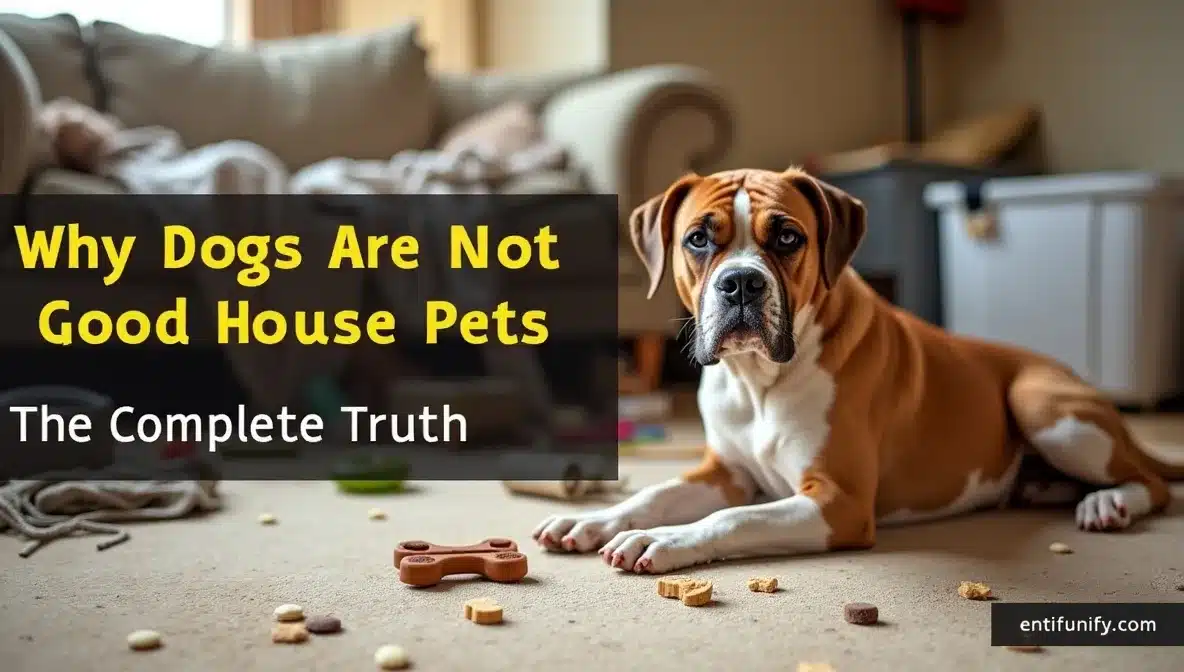 why dogs are not good house pets